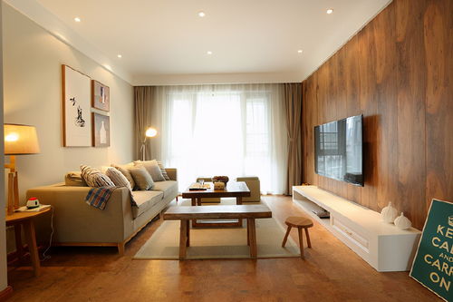 暖色系演繹溫馨美學，90㎡小家電視墻設計獲贊無數(shù)